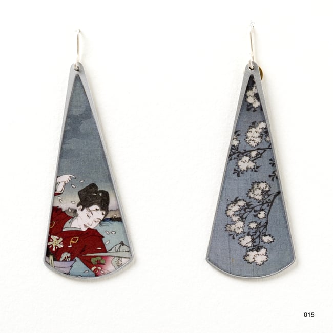 ORECCHINI A VENTAGLIO STRETTO - SURIMONO 