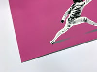 Image 4 of "Fighting The Blank Paper" Pink Edition Screen Print