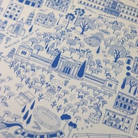 Image 3 of Athens - Limited Edition Screen Print - Blue