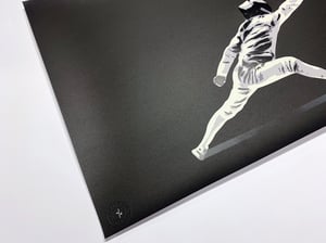 Image of "Fighting The Blank Paper" Black Edition Screen Print