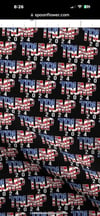 President Trump custom print fabric