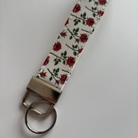 Image 6 of Rose Faux Leather Wristlet 