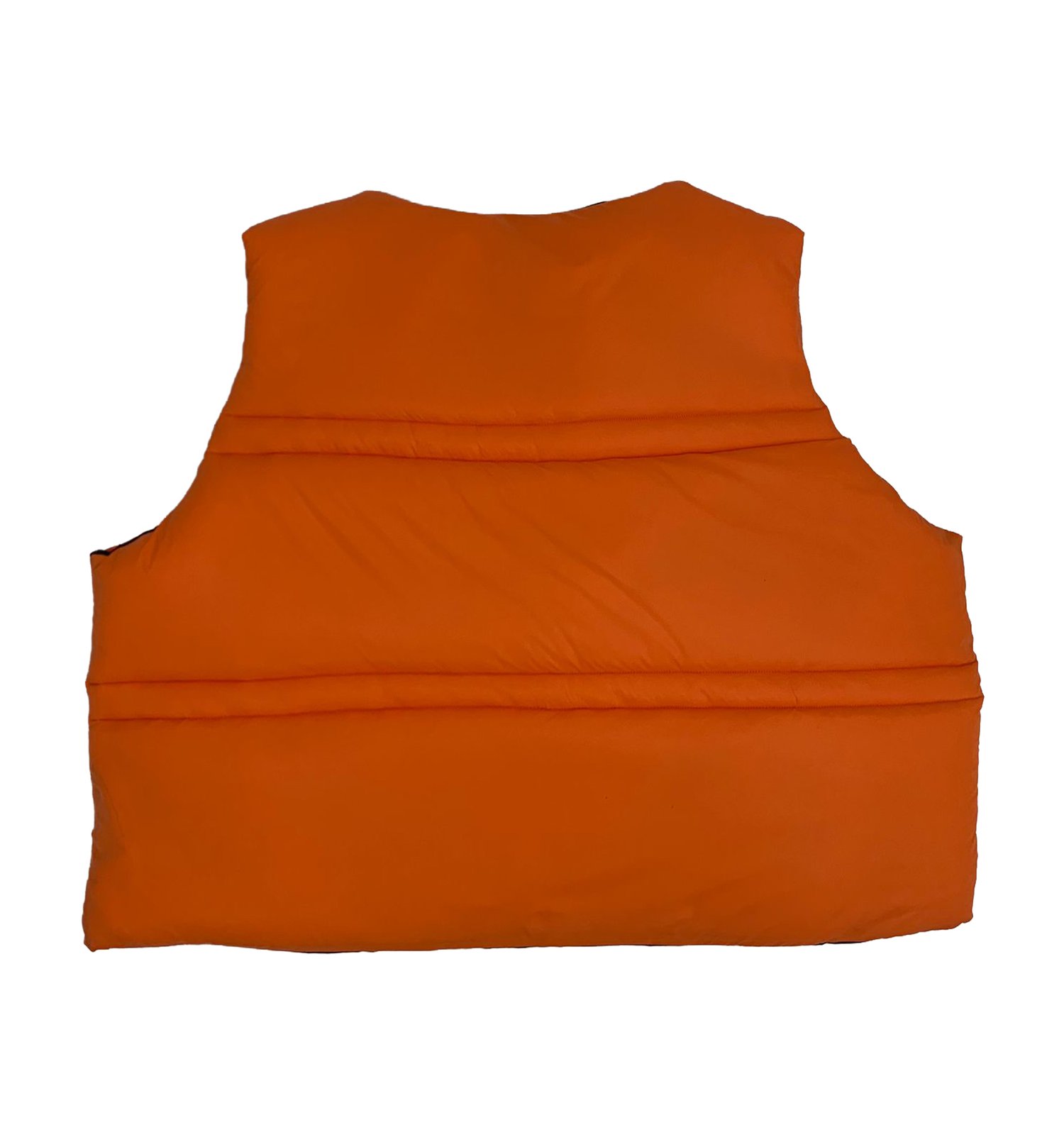 Image of TooFastFor Pumpkin Puffer Vest