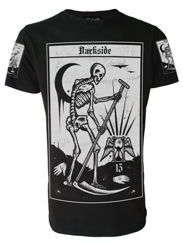 Image of DARKSIDE Death Tarot Card T-Shirt