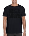 "NASTY LOOPS LOGO" Black on Black - T-Shirt