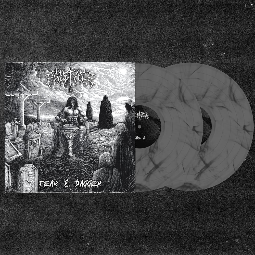 Image of *PRE-ORDER FEAR & DAGGER GREY MARBLED VINYL + A2 POSTER