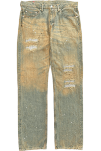 Image 1 of Swagger "Copper Stitch" Repaired Denim