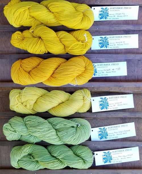 Image of Naturally Dyed Wool Yarn