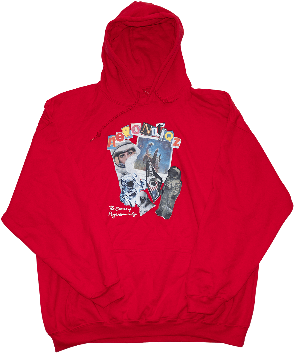 Red Futurism Hoodie