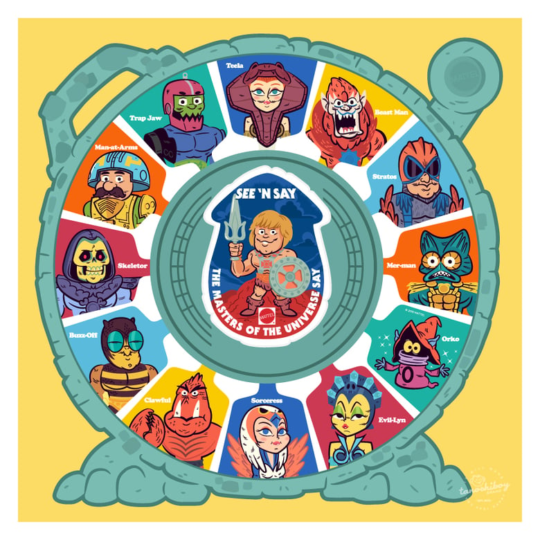 Image of Masters of the Universe Say (See n Say) - Giclee