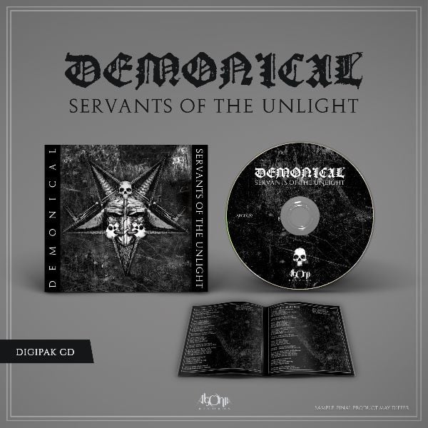 Image of SERVANTS OF THE UNLIGHT DIGIPAK-CD