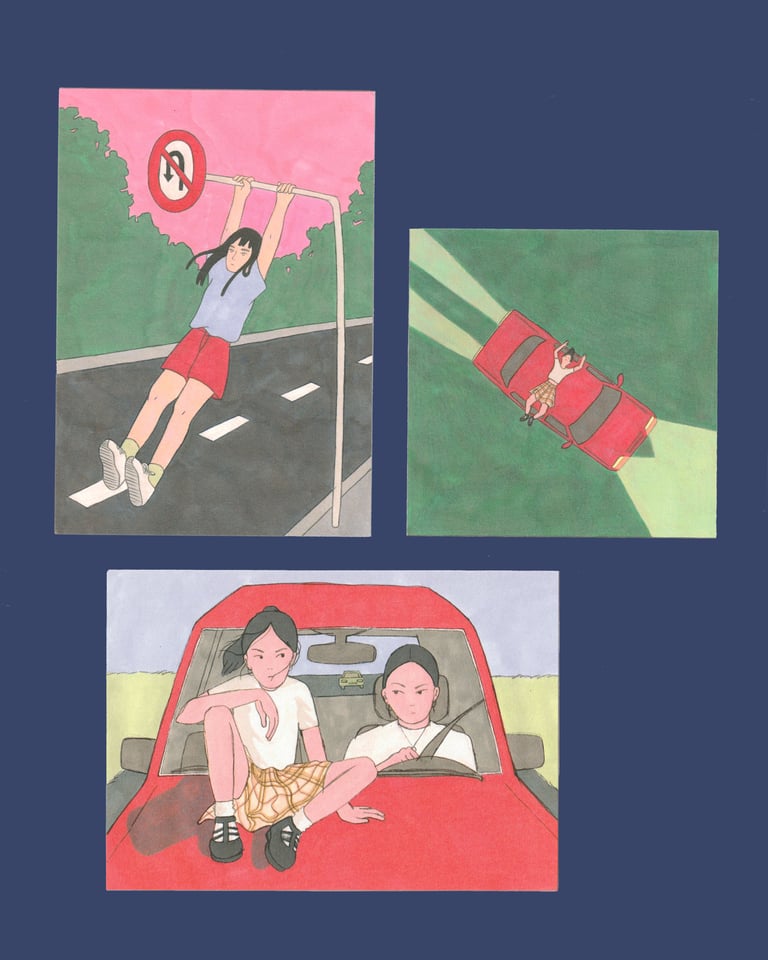 Set d'illustrations La cavale Image 2