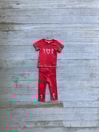 Image of Candy Cane Pajamas for Baby