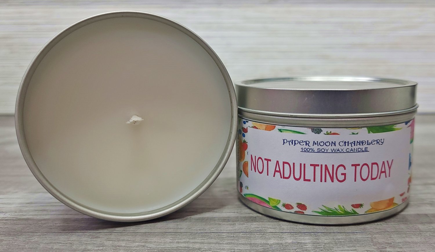 Image of Not adulting today soy wax blend candle