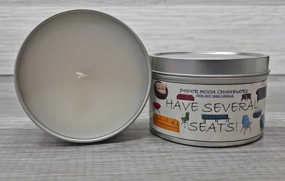 Image of Have several seats soy candle