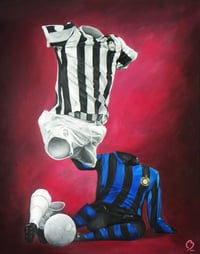 La Vecchia Signora vs Nerazzurri 18x14 inches Giclee Print