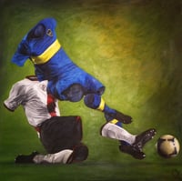 Boca vs River 18x18 inches Giclee Print