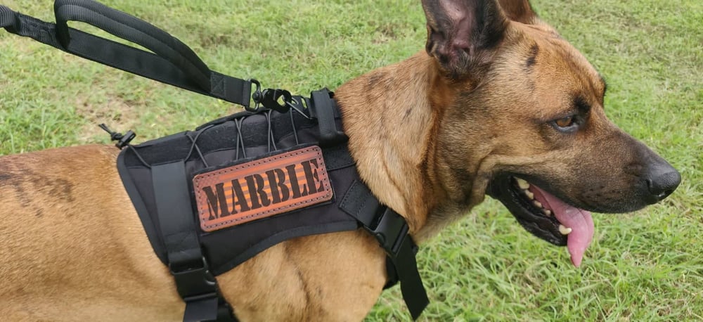 K9/Service Dog Leather Patches 