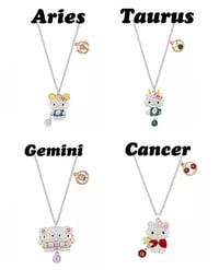 Image 2 of Hello Kitty Zodiac Necklace