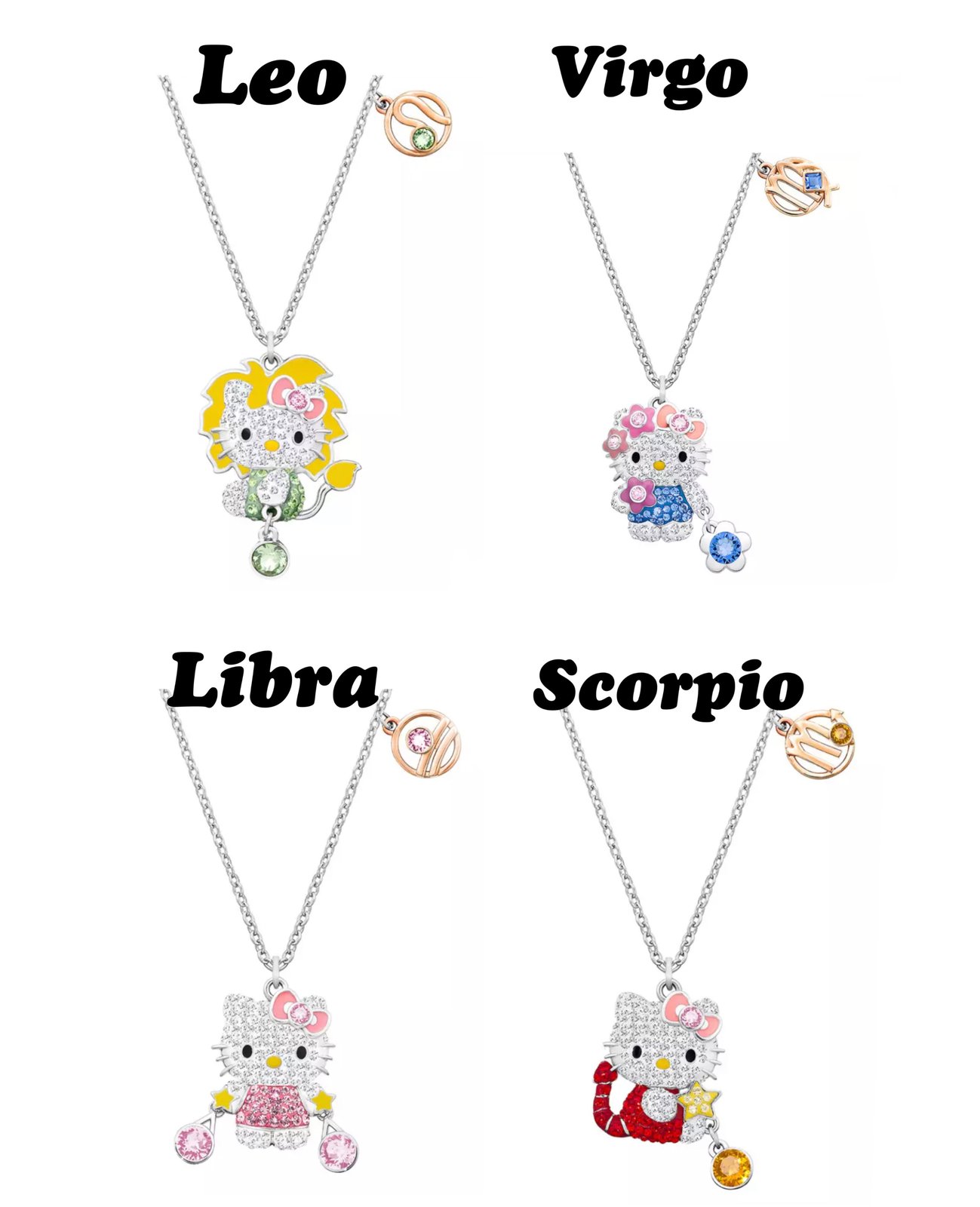 Hello Kitty Zodiac Necklace | PEACHY 