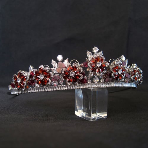 Image of Garnet Radiance tiara