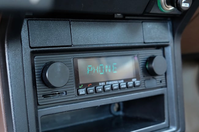 Period Correct 80's Bluetooth Radio (Green Illumination) | 80s Modern Tech