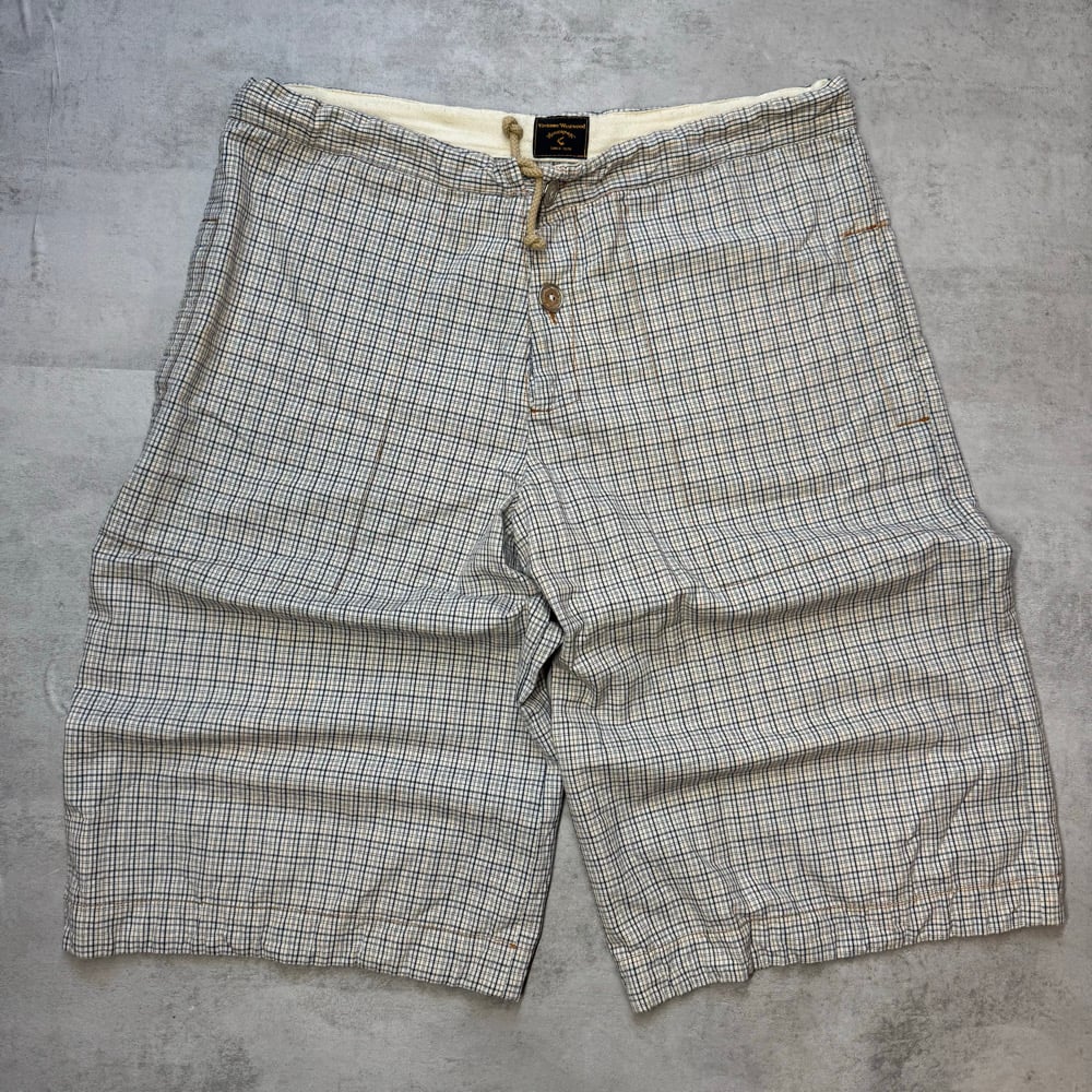 Image of Vivienne Westwood Plaid Shorts, size XL