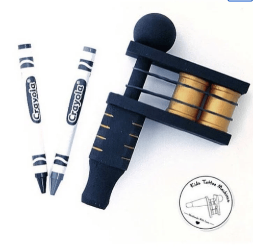 Image of Black/Gold Wood Kids Tattoo Machine