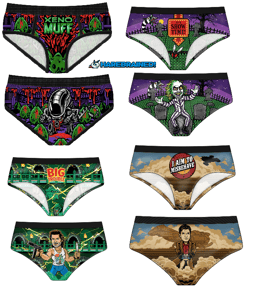 Image of Harebrained Designs - Xeno Muff Period Panties, Showtime, Big Trouble and Misbehave Undies PRE ORDER