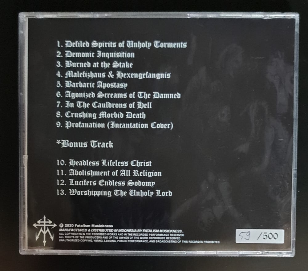 GROTESQUE CEREMONIUM - Demonic Inquisition CD