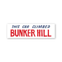 Image 1 of This Car Climbed Bunker Hill Bumper Sticker