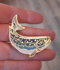 Image 4 of The Salmon Of Knowledge Enamel Pin