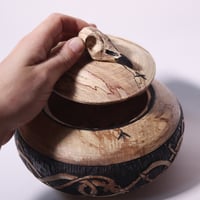 Image 2 of Urnes Dragon Locking Lid Box