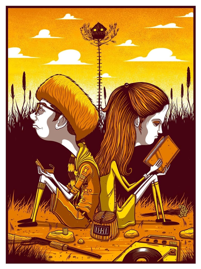 Image of Moonrise Kingdom Inspired Art Print - Timed Editions