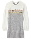 Image 1 of The Children's Place Girl's Sweater Dress Chevron Yoke
