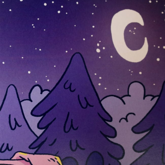 Chamallow night Print