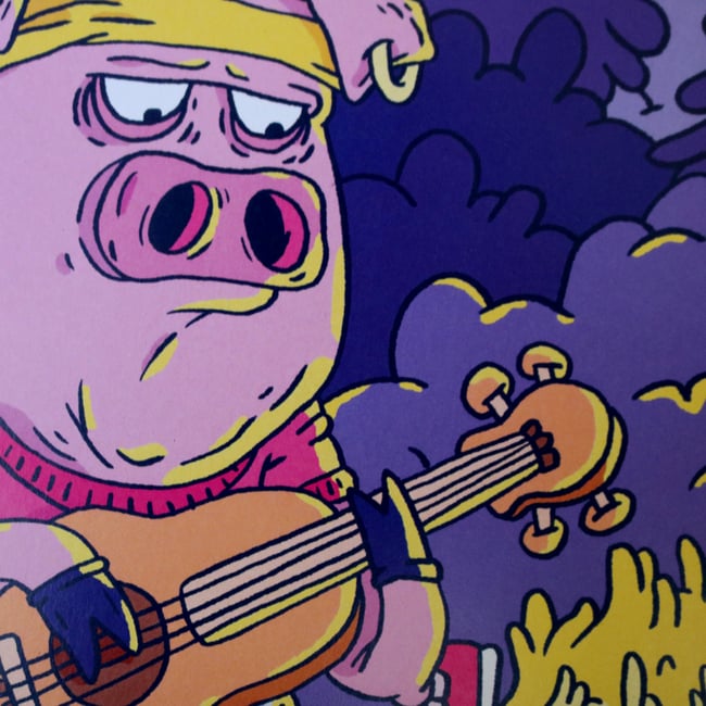 Chamallow night Print