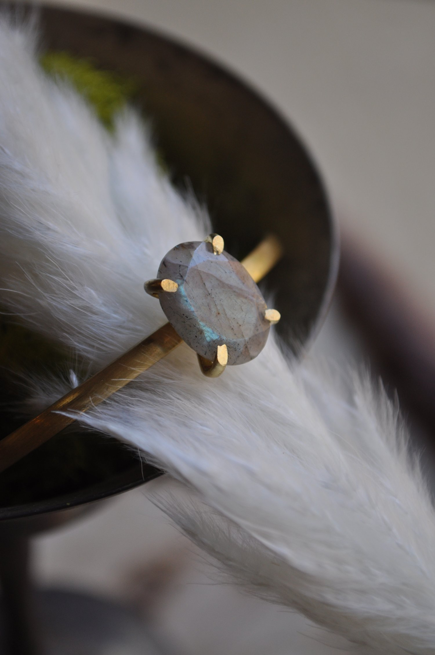 Image of Labradorite Cuff Bracelet (adjustable)