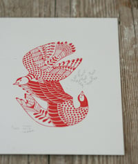 Image 2 of Cala Birds - Original Gocco Print