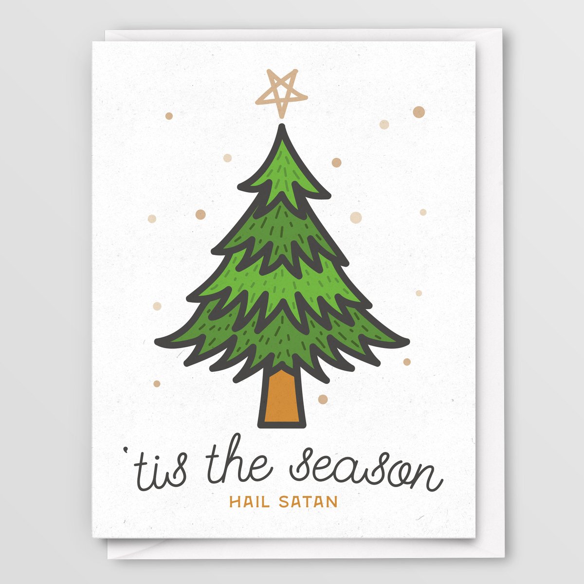 'tis the Season - Hail Satan (Greeting Card)