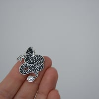 Image 2 of Hippocampus Enamel Pin