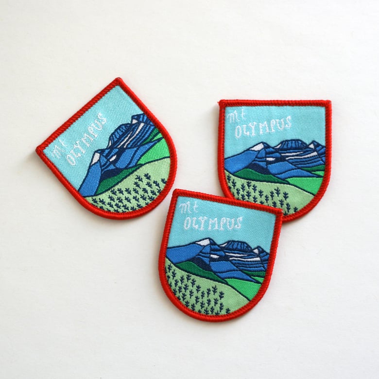 Image of Mt Olympus - Sew on Patch