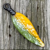 Fused Glass Feather 16