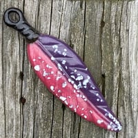 Fused Glass Feather 17