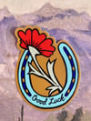 Good Luck Horseshoe Sticker
