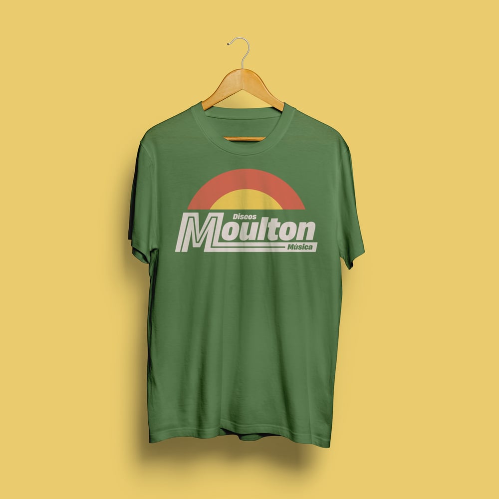 Moulton Discos Leaf Green Short-Sleeve Unisex T-Shirt