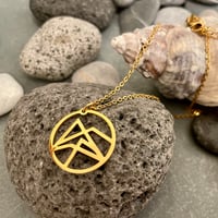 Image 1 of Smykke "Fjell". Diameter 2cm