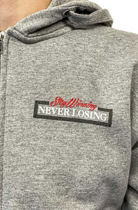 Image 5 of Stay Winning Mobb Meeting Gray Zip-Up Hoodie