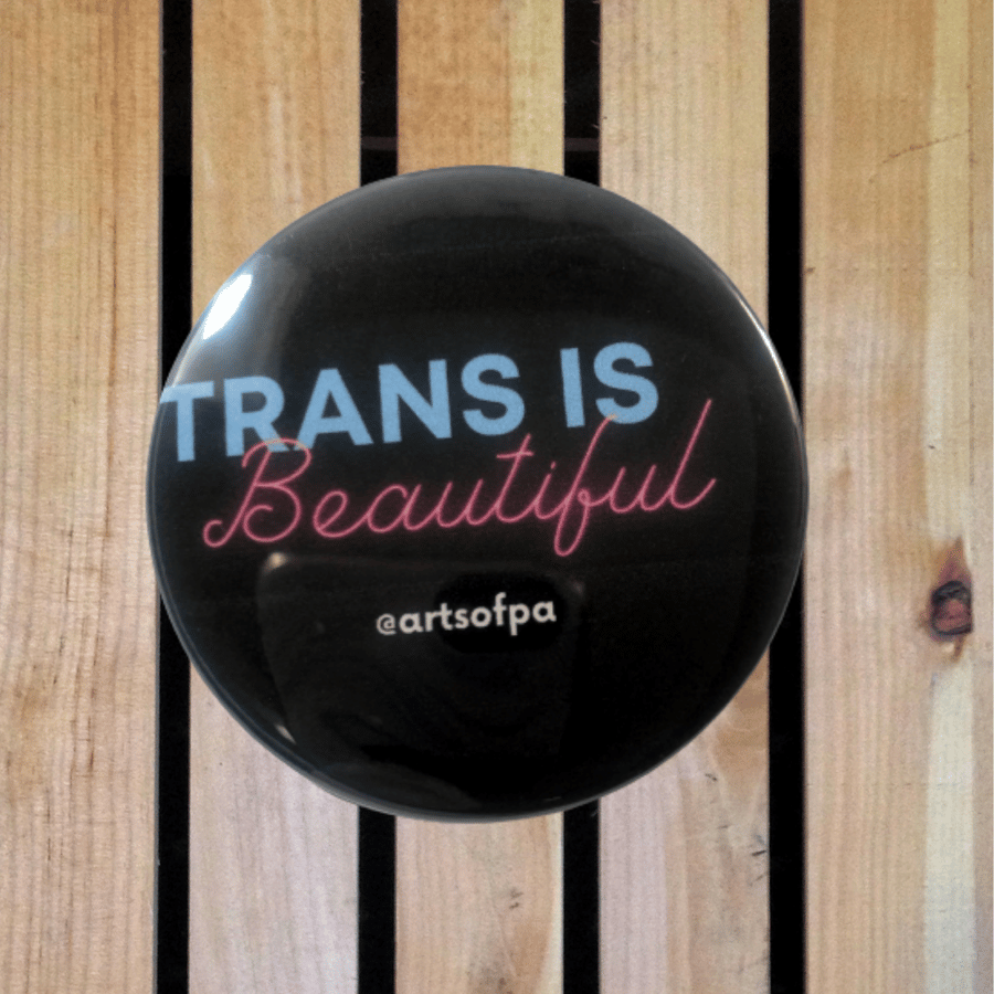 Image of Trans is Beautiful Button