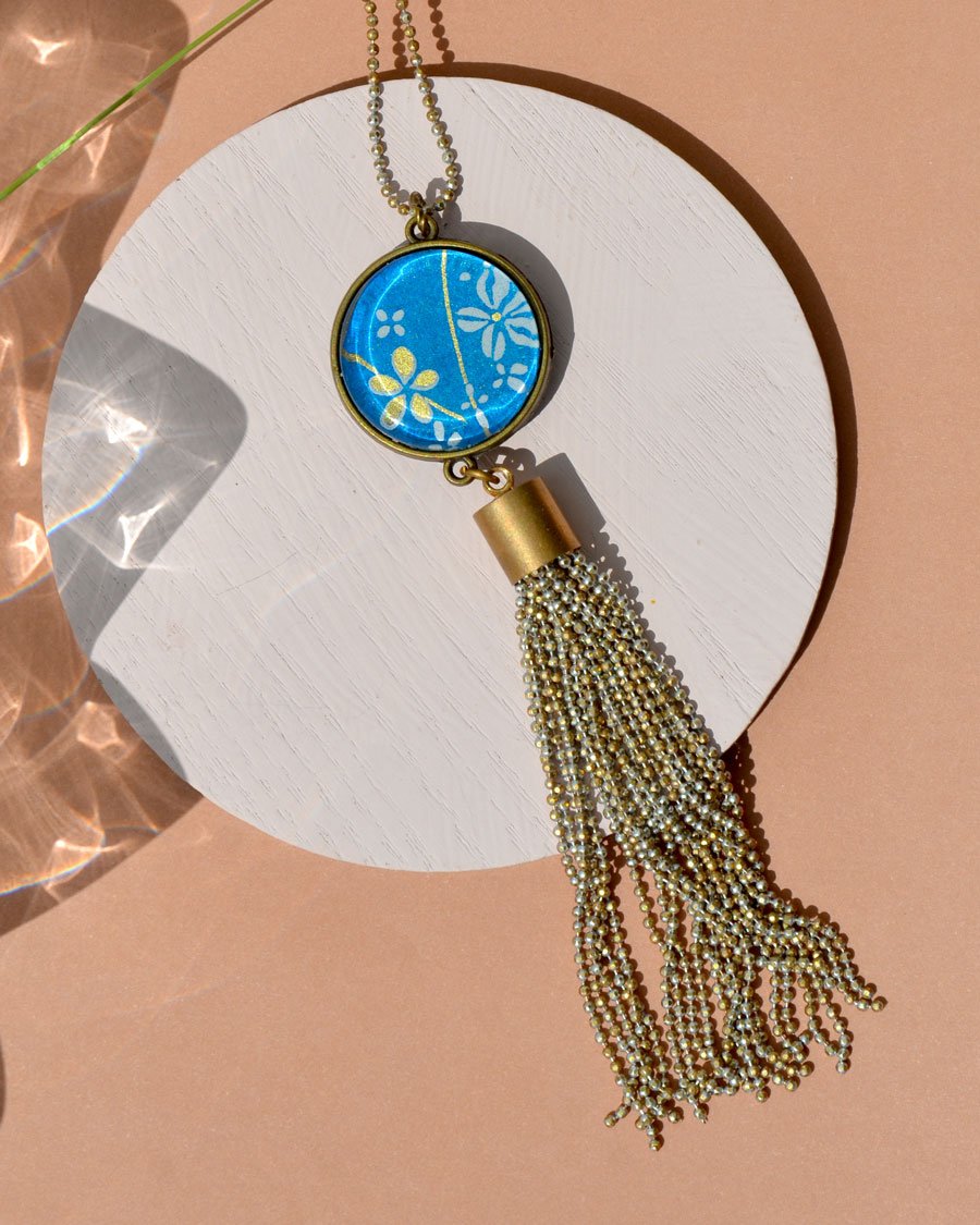 Tassel pendant sale necklace